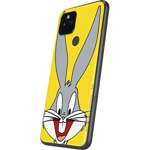 Looney Tunes Bugs Bunny Zoomed In Google Pixel 5a Skin